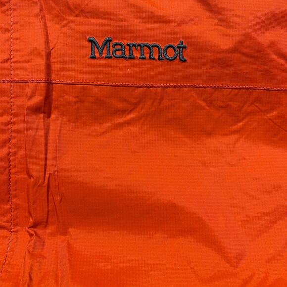 NWT Marmot PreCip Jacket Rain Waterproof Lightweight Rusted Orange Men XL - Picture 5 of 7